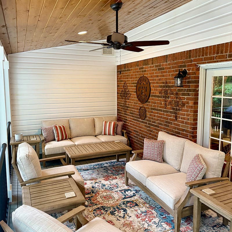 DeckTech designs and builds custom decks, covered porches, and maintenance-free outdoor living systems that expand your backyard living space and stand the test of time.