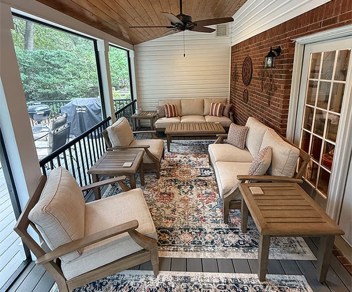 DeckTech designs and builds custom decks, covered porches, and maintenance-free outdoor living systems that expand your backyard living space and stand the test of time.