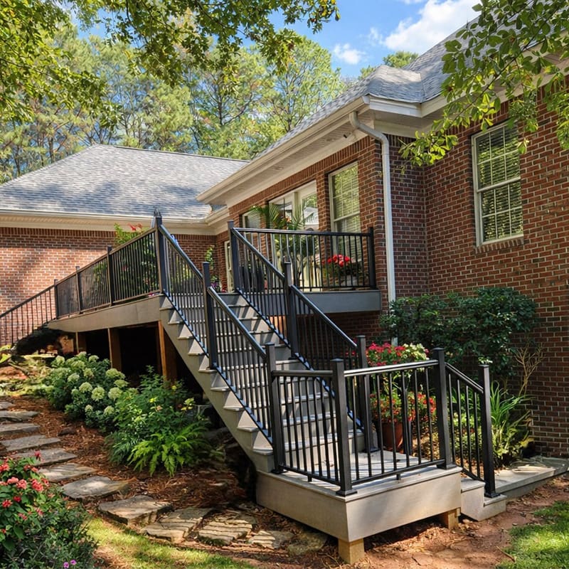 DeckTech designs and builds custom decks, covered porches, and maintenance-free outdoor living systems that expand your backyard living space and stand the test of time.