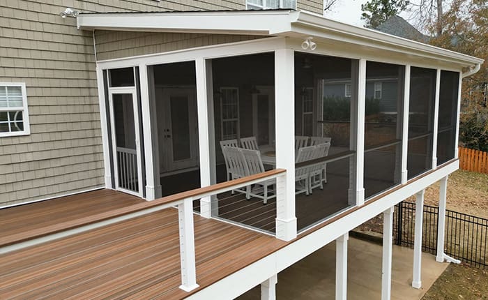 DeckTech designs and builds custom decks, covered porches, and maintenance-free outdoor living systems that expand your backyard living space and stand the test of time.