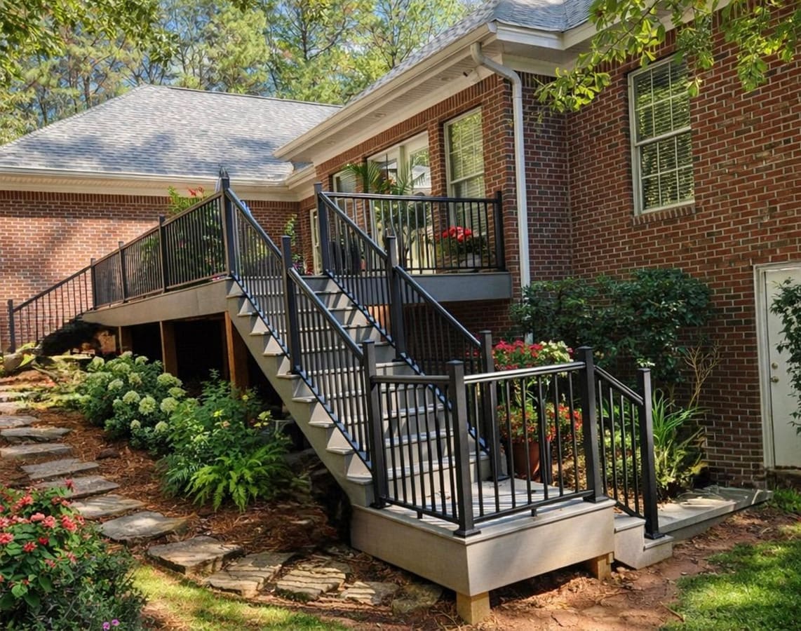 DeckTech designs and builds custom decks, covered porches, and maintenance-free outdoor living systems that expand your backyard living space and stand the test of time.