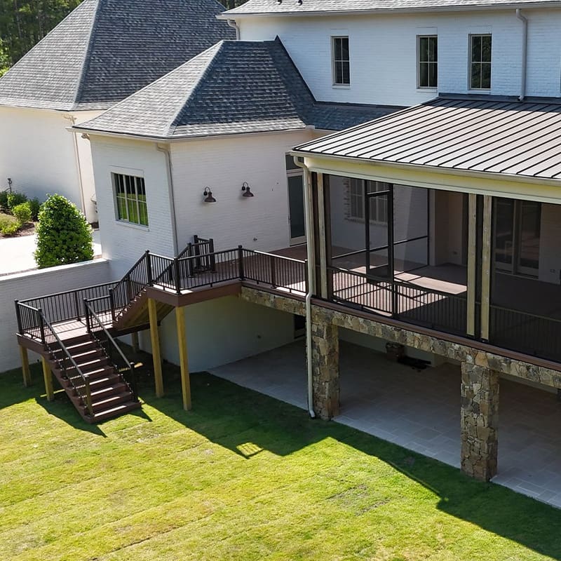 DeckTech designs and builds custom decks, covered porches, and maintenance-free outdoor living systems that expand your backyard living space and stand the test of time.