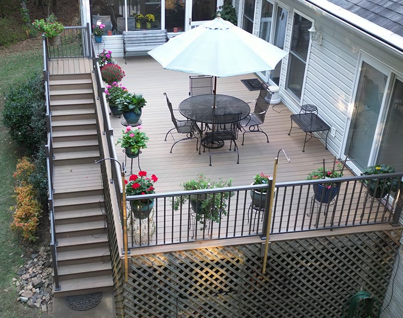 DeckTech designs and builds custom decks, covered porches, and maintenance-free outdoor living systems that expand your backyard living space and stand the test of time.